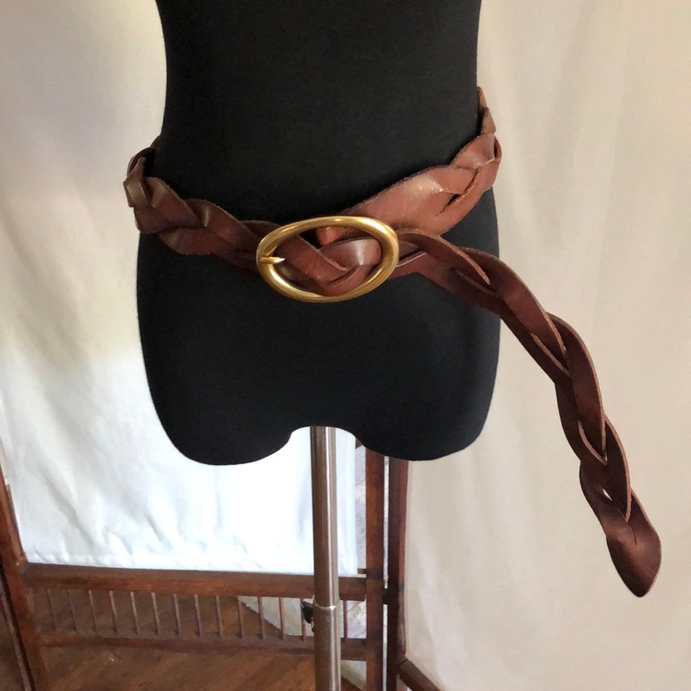 Woven Leather Belt